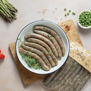 Kalakutienos dešrelės „KLASIKINĖS“ – plonos, šviežios, 500g.