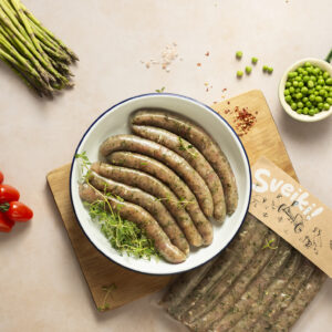 Kalakutienos dešrelės „KLASIKINĖS“ – plonos, šviežios, 500g.